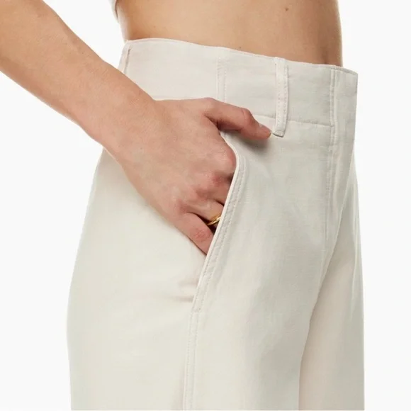 aritzia wilfred free ascendant baby pink pants size 00 - Picture 3 of 5